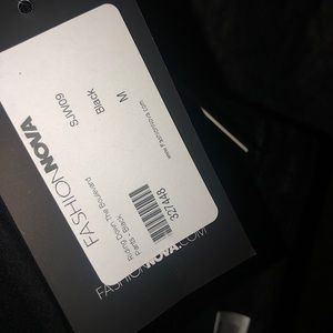 Leather Black Pants | M